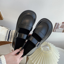 English style small leather shoes women 2021 New Spring Korean version of Joker Academy style Japanese retro with skirt single shoes