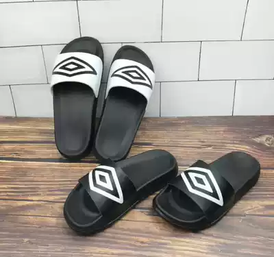 Daily single UM outdoor anti-skid high-bomb mitigation thick-bottom slippers sports slippers Bath home men and women lovers slippers