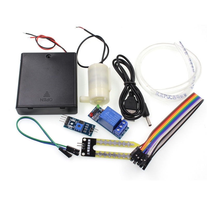 51 Microcontroller Soil Moisture Automatic Watering Device Automatic Irrigation DIY Sensor Automatic Flower Watering Project Design 51 Microcontroller Soil Moisture Automatic Watering Device Automatic Irrigation DIY Sensor Automatic Flower Watering Project Design