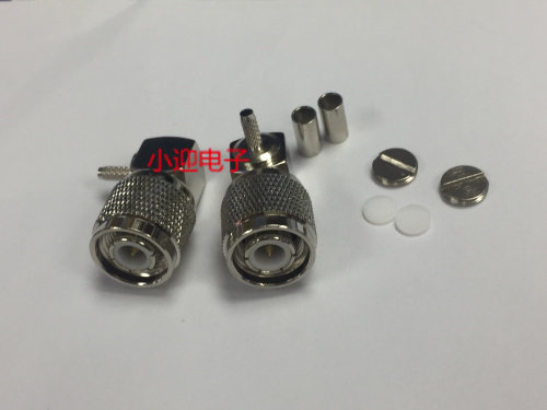 TNC-JW-1 5 all-copper TNC male elbow inner screw inner needle RF coaxial connection high frequency feeder head
