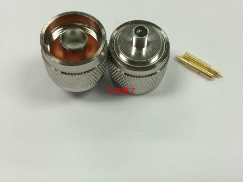 N-2 semi-steel semi-soft wiring head quality N-shaped male head can be connected with RG405 semi-steel semi-flexible cable L16-2 head