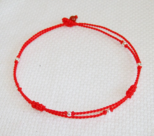 Chaine de cheville Couple en Argenterie - Ref 3103769 Image 12