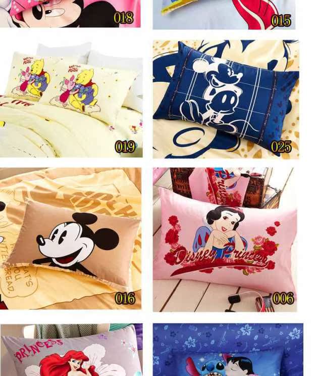 Phim hoạt hình Disney trẻ em gối bông cotton gối bông Mickey Minnie McQueen 48 * 74 gối bà bầu