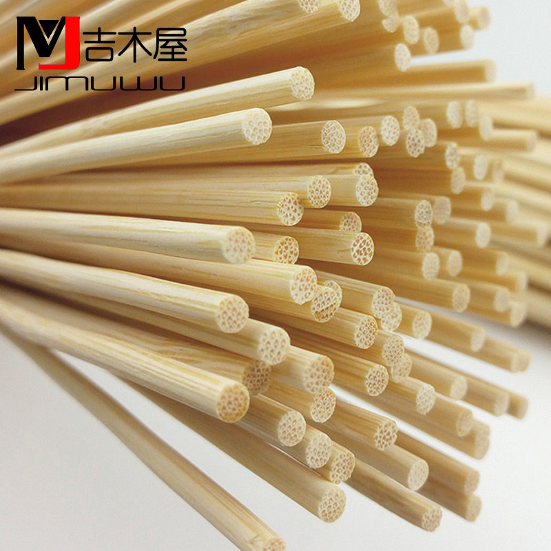 DIY handmade building model material Small round bamboo stick Wooden stick Bamboo small wooden