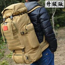 70 liters large capacity backpack mens luggage backpack military training camping camping mountaineering tourism camping bag military camouflage backpack