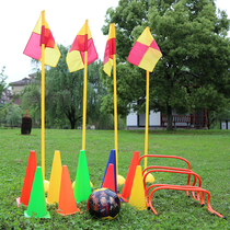 Football training small hurdles sensitive hurdles small hurdles bending agility hurdles football agility bars