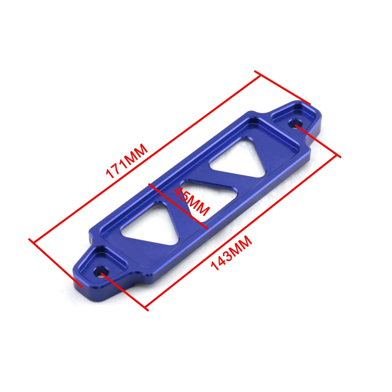 Sửa đổi xe cố định phổ quát pin khung nhôm hợp kim màu pin pin phổ quát cố định khóa khung - Sửa đổi ô tô