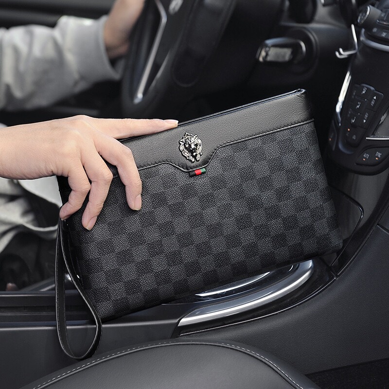 2026 Spring/Summer Light Luxury New Clutch Bag Men's Genuine Leather Handbag European and American Fashion Handbag Business Casual Envelope Bag 2026 Spring/Summer Light Luxury New Clutch Bag Men's Genuine Leather Handbag European and American Fashion Handbag Business Casual Envelope Bag