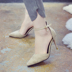 Xuân 2019 phiên bản Hàn Quốc mới của Baotou từ khóa sandal nữ màu đen gợi cảm đẹp với giày cao gót nữ hoang dã giày sandal nữ đi học cấp 2 Sandal