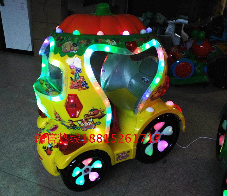 аттракцион качели 2016厂家直销新款特价南瓜车儿童电动玩具投币摇摇车摇摆机摇摇马