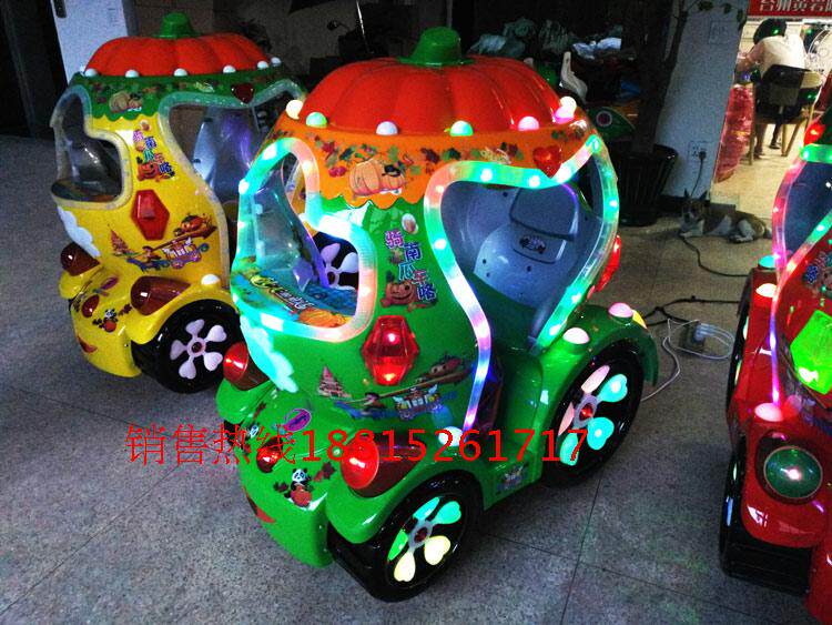 аттракцион качели 2016厂家直销新款特价南瓜车儿童电动玩具投币摇摇车摇摆机摇摇马