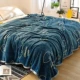 Mùa đông đơn giản san hô lông cừu tấm đơn mảnh cộng với nhung dày flannel đệm đơn pad duy nhất đôi chăn sang trọng mẫu ga phủ giường