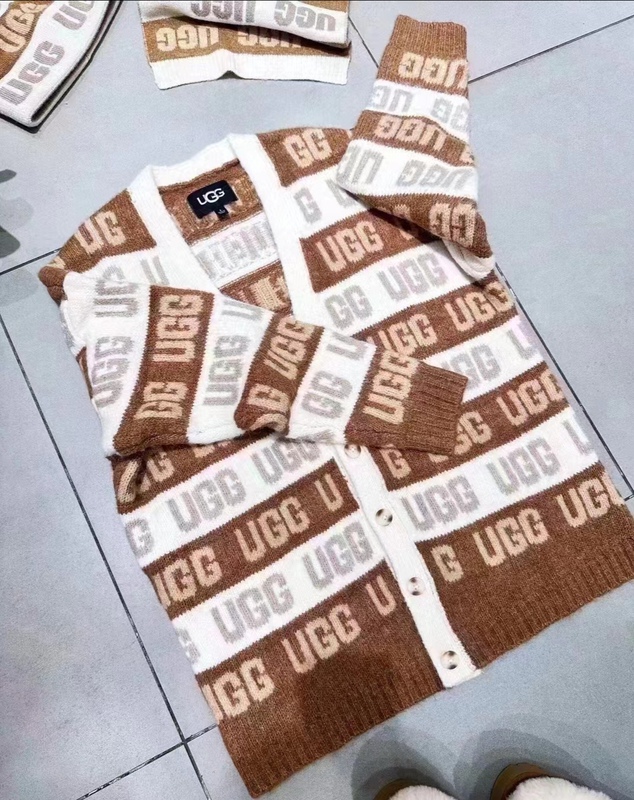 Authentic Products from the Store, Direct Delivery Ugg 2024 Autumn and Winter New Women's Knitwear V-Neck Cardigan 1149470-1599 Authentic Products from the Store, Direct Delivery Ugg 2024 Autumn and Winter New Women's Knitwear V-Neck Cardigan 1149470-1599