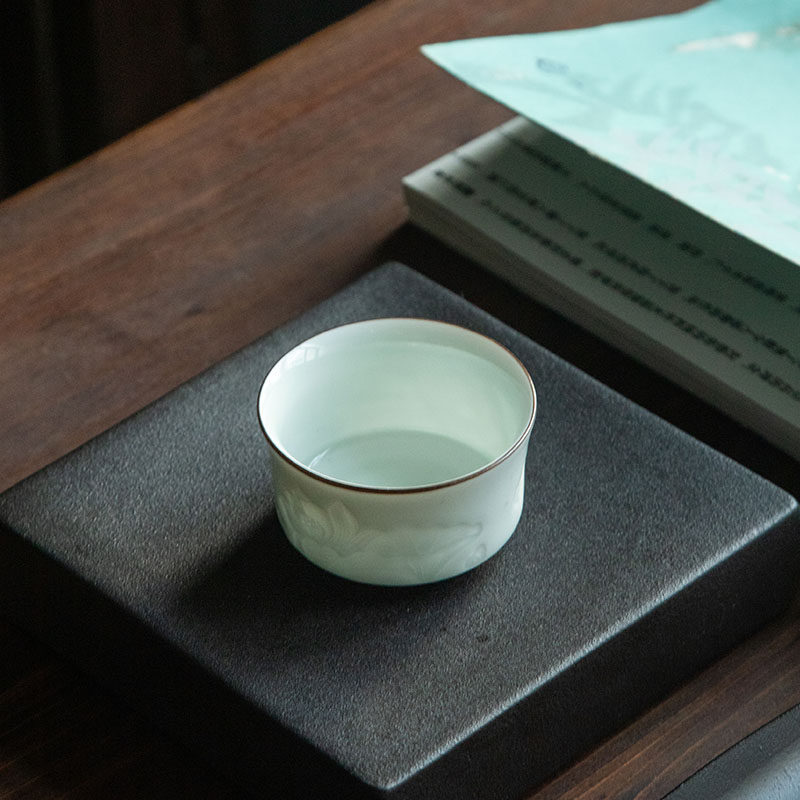 Jingdezhen ceramic personal cup ladies kung fu tea cup master cup tea cup single cup small tea bowl single tea cup