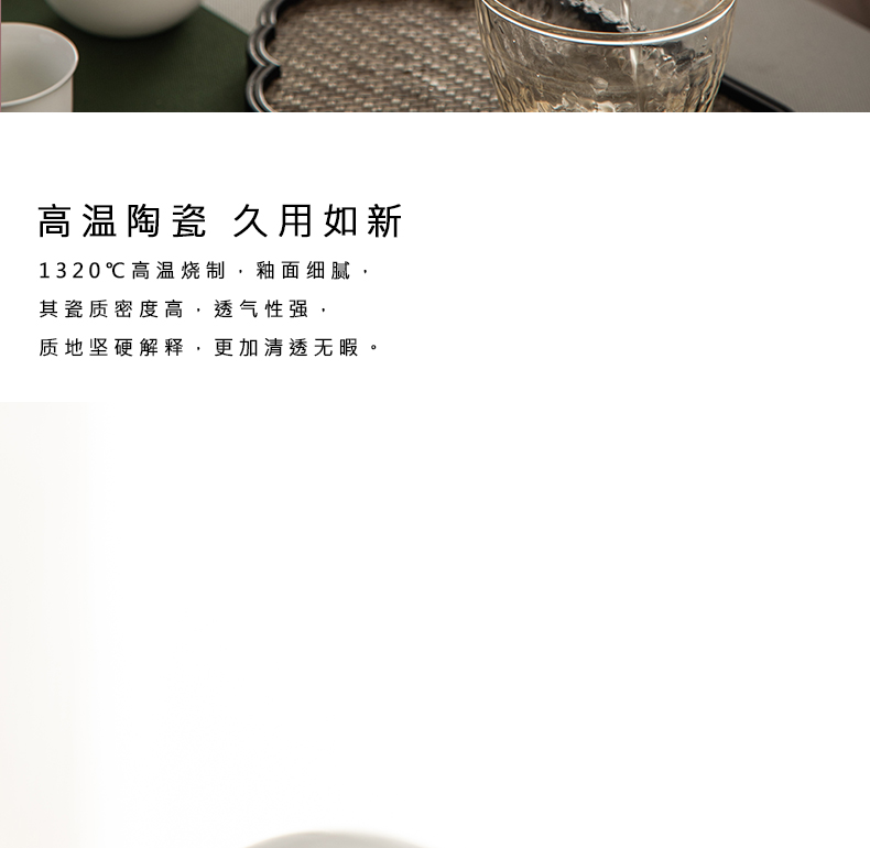 Sweet white glaze high white porcelain household jingdezhen ceramic teapot kung fu teapot size belt thickening the single pot