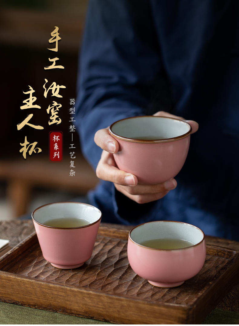 Jingdezhen tea set your trade, the people of Chinese single CPU ceramics can be keep open piece of personal special tea tea by hand