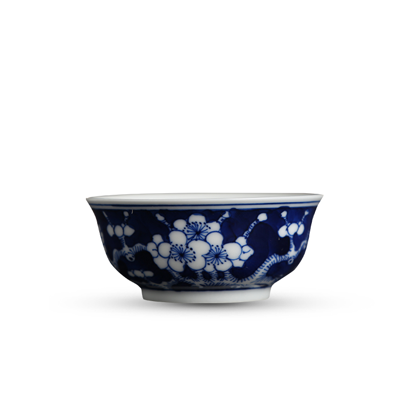 Jingdezhen ceramic sample tea cup hand - made master kung fu tea cups cup personal cup single CPU single CPU