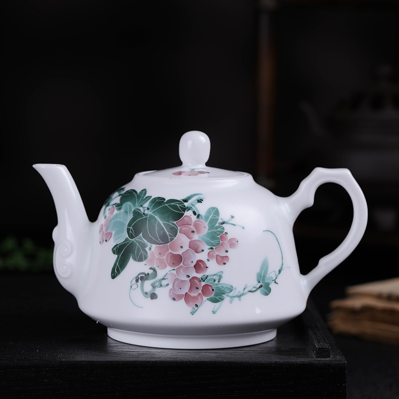 Jingdezhen ceramic hand - made tea sets domestic tea taking of a complete set of kung fu tea set 6 tea tea kettle