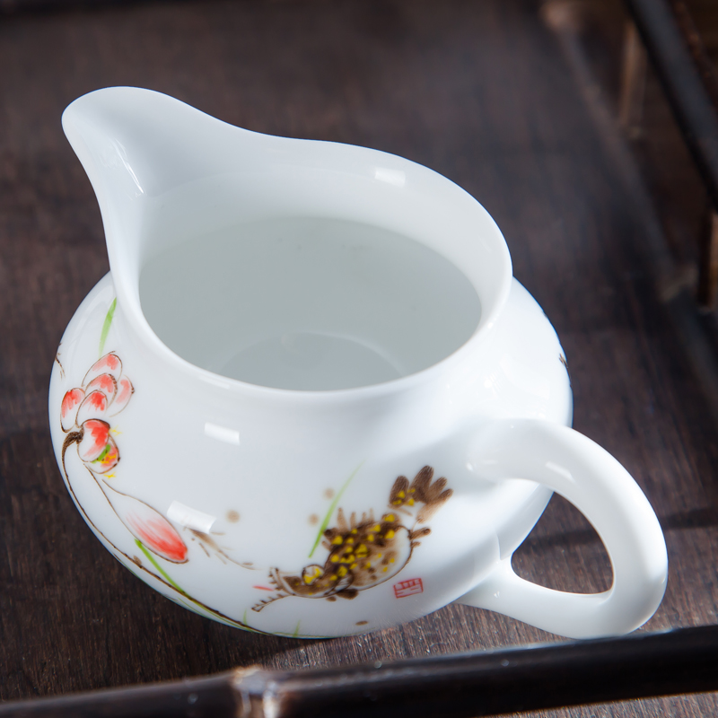 Jingdezhen ceramic fair hand - made cup and cup kung fu tea tea is tea cup points by hand the cup size