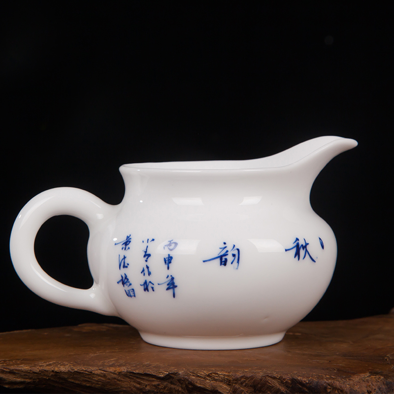 Points of tea ware jingdezhen ceramics fair hand - made porcelain cups of tea sea heat - resistant manual kung fu tea tea accessories