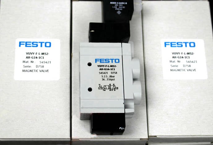 FESTO Solid Valve VUVY-F-L-M52-AH-G14-1C1 545421 545323 15151225