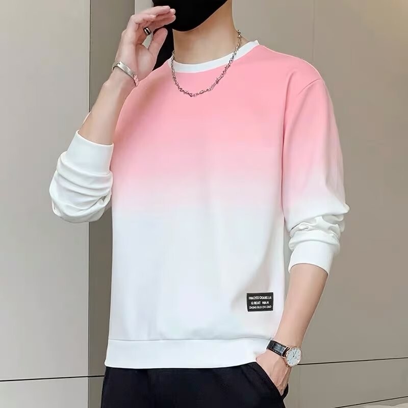 Men's Long-Sleeve Thermal Tops for Spring and Autumn, Loose-Fitting Base Layer Shirts, Fleece-Lined Warm Sweatshirts for Winter Outerwear Men's Long-Sleeve Thermal Tops for Spring and Autumn, Loose-Fitting Base Layer Shirts, Fleece-Lined Warm Sweatshirts for Winter Outerwear