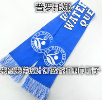 Acrylic knitted scarf fan scarf custom spring autumn winter woolen scarf jacquard knitted scarf