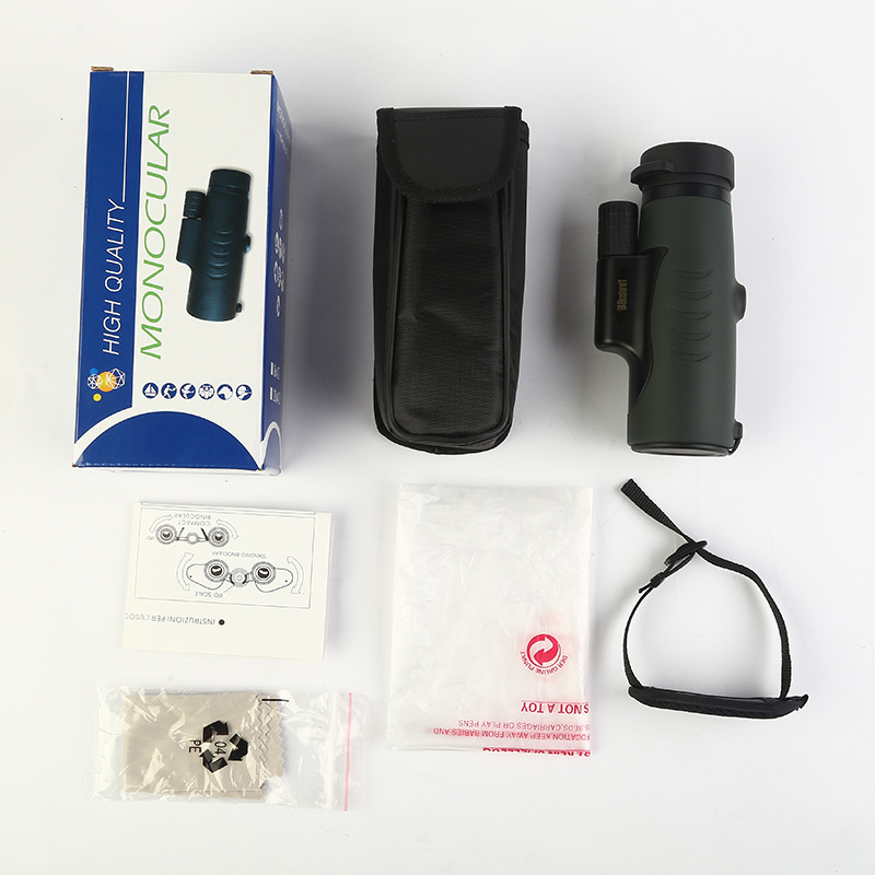 Doctor's new 10x42 Microlight Night Vision Mirror Outdoor Travel Looking Moon Portable Telescope Manufacturer Direct