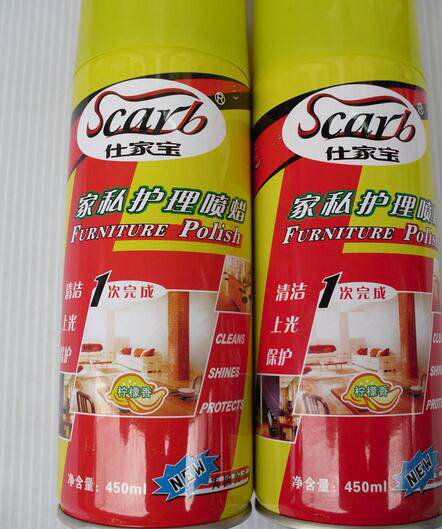 Supply of Shi Bao Family private care spray wax 450ML table wax