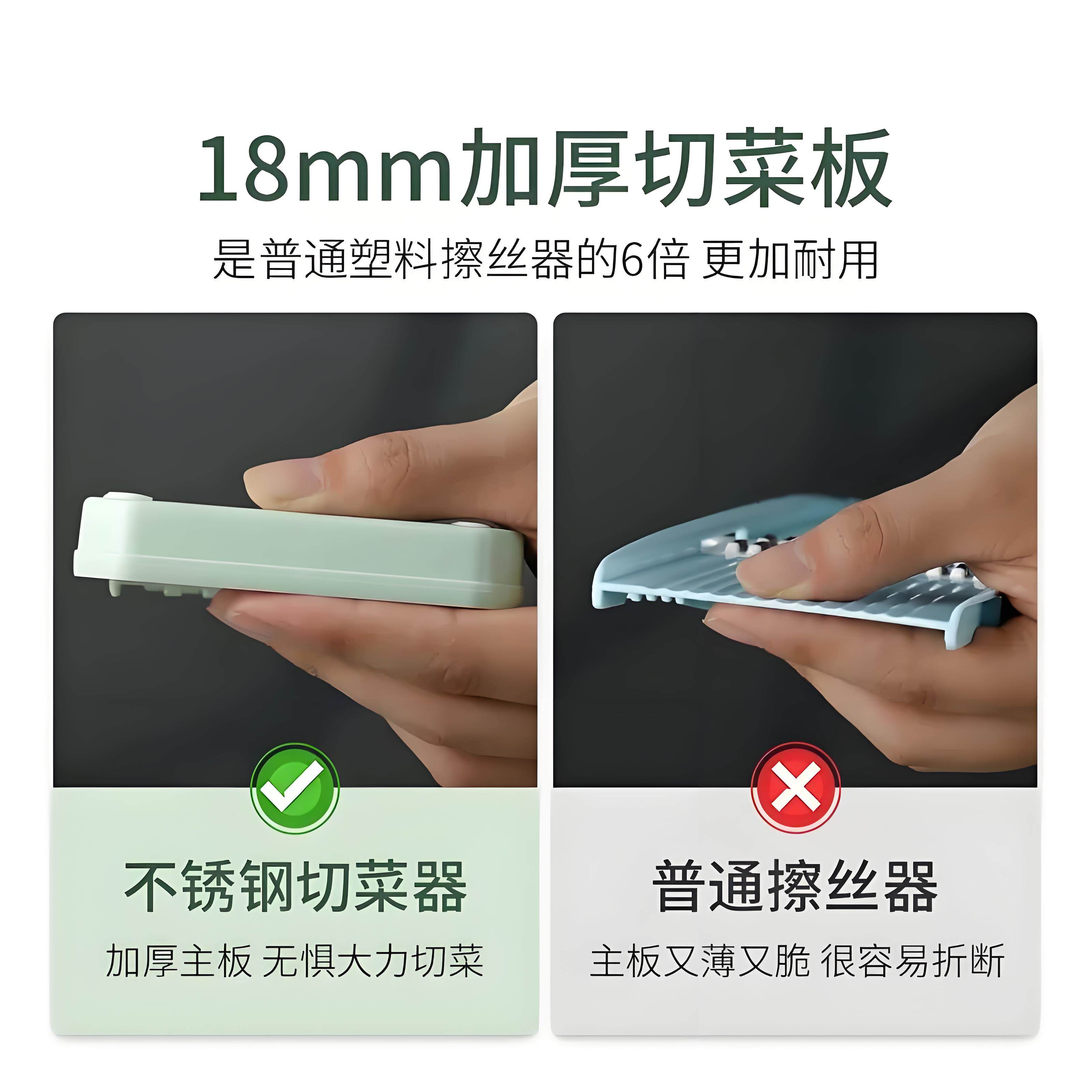 German Multifunctional Vegetable Cutter, Potato Shredder, Household Coarse Shredder, Kitchen Slicer, Shredder, Grater