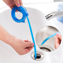 Bathroom sewer dredger Hair hair clogging cleaner Through water pipe Pool pipe through sewer tool