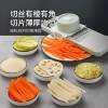 German Multifunctional Vegetable Cutter, Potato Shredder, Household Coarse Shredder, Kitchen Slicer, Shredder, Grater