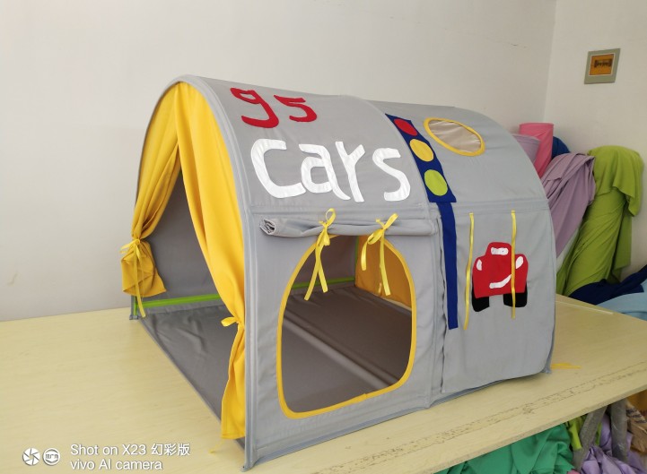 Children's bed tent upper and lower bunk mother bed boy princess castle doll home anti-fall shading separate bed artifact