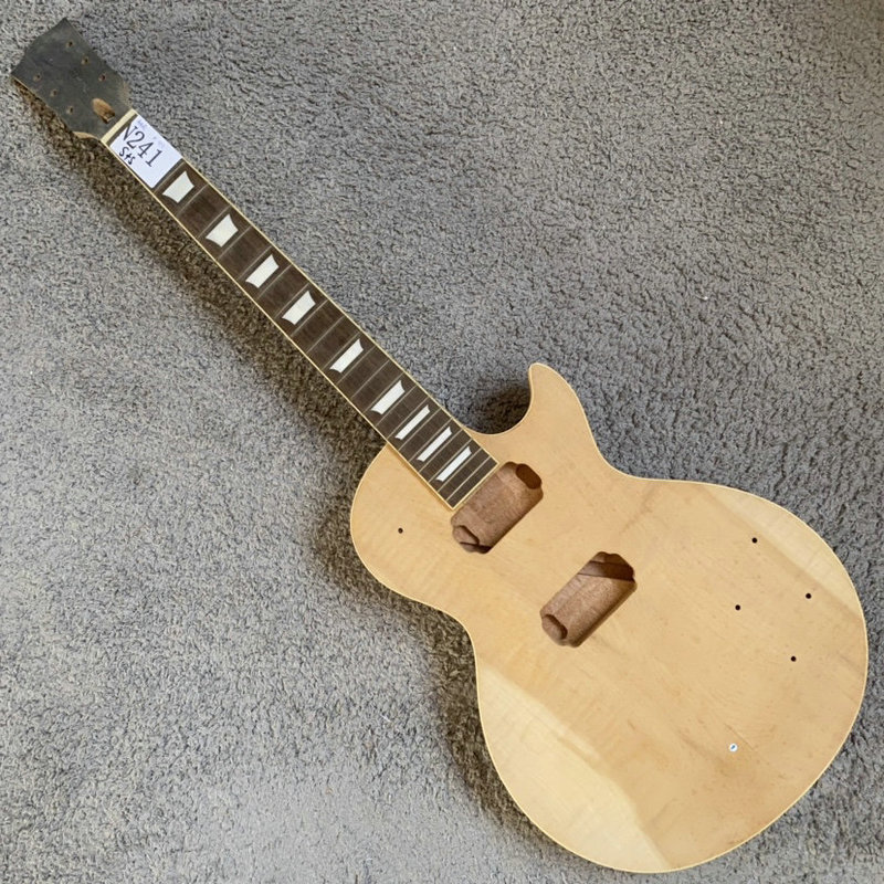 Slightly Flawed Lp Electric Guitar, Maple Veneer, Rosewood, 22 Frets, Semi-Finished Product, Lp Standard, Wrapped with Silk, Mahogany Slightly Flawed Lp Electric Guitar, Maple Veneer, Rosewood, 22 Frets, Semi-Finished Product, Lp Standard, Wrapped with Silk, Mahogany