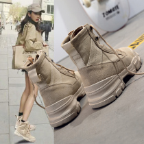 Martin Boots Summer Thin Women 2021 New British Wind Joker Leather Net Red Vintage Desert Boots Women