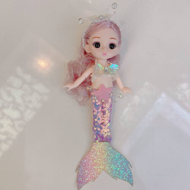 16cm Mermaid Princess Baba Doll Set Doll Girl Children Toy Simulation Exquisite Gift Box