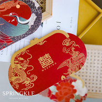 springkle Spring creative purse-shaped happy red packet Wedding National tide personality return gift 10 packs of red packets