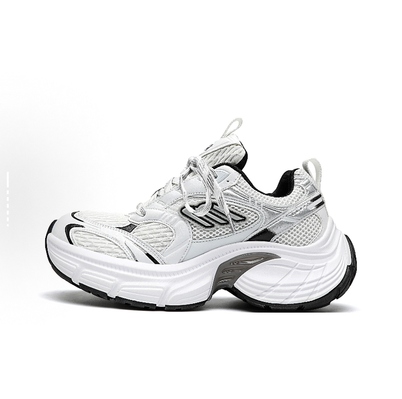 Paris Dad Shoes for Men, Height-Increasing 2025 New Model, Spring and Autumn Trendy Thick-Soled Versatile Retro Casual Sneakers for Men