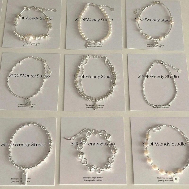 Irregular Natural Pearl 925 Sterling Silver Double-Layer Star Bracelet for Women, Minimalist and Versatile Jewelry Irregular Natural Pearl 925 Sterling Silver Double-Layer Star Bracelet for Women, Minimalist and Versatile Jewelry