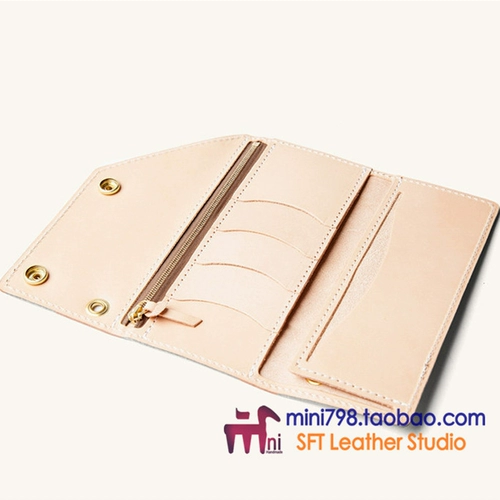 Mini Dism изготовленная кожаная кошелька для рисования бумаги Diy кожаный кошелек бумага бумага Ccd41tanner Long Clip версия