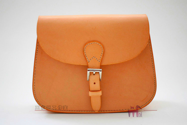 BXK-07 drawing saddle bag handmade leather with leather bag DIY type paper-style paper-like version