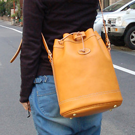 Handmade leather leather bag drawings DIY version type paper gagger paper type BXK-15 bucket bag