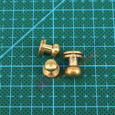 Pure copper monk nipple bag accessories handmade leather accessories