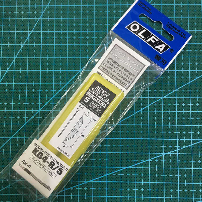 Japan imports OLFA KB4-R 5 for AK-4 LTD-09 engraved knife circular blade (157K) blade