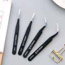 Taiwan Jiuyang anti-static tweezers 606W carbon steel straight elbow anti-magnetic thickening precision manual model clip