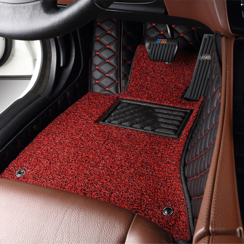 Suitable for the Driver's Seat, Special Floor Mats, Five-Seater Floor Mats, Full Set of Universal Leather Floor Mats for the Driver's Seat
