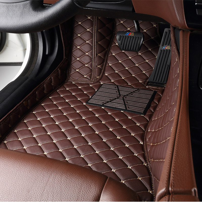 Suitable for the Driver's Seat, Special Floor Mats, Five-Seater Floor Mats, Full Set of Universal Leather Floor Mats for the Driver's Seat