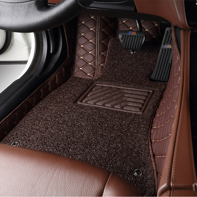 Suitable for the Driver's Seat, Special Floor Mats, Five-Seater Floor Mats, Full Set of Universal Leather Floor Mats for the Driver's Seat