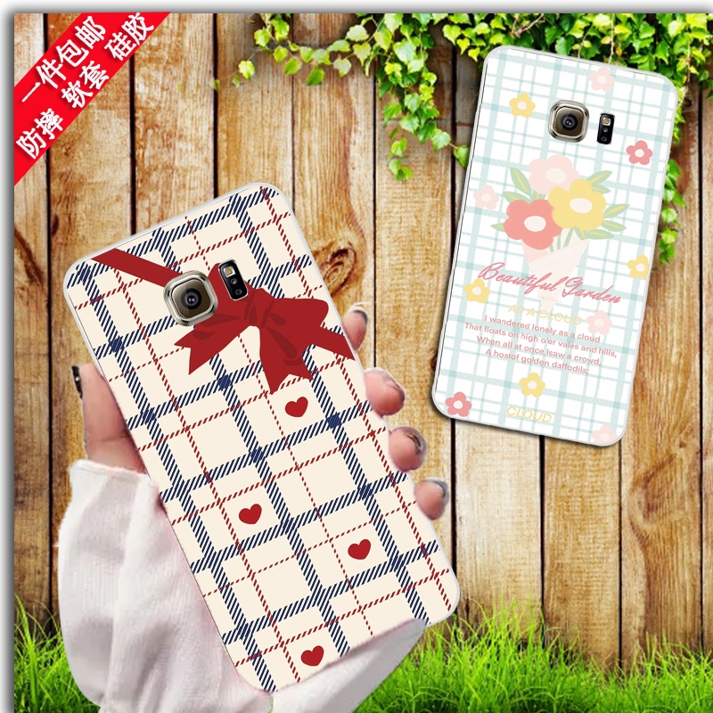 Suitable for Samsung S6Edge+ Mobile Phone Case G9280 Protective Cover G9287 Transparent Plus Soft Shell Case Soft