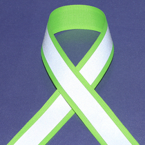 2 5*1 5CM reflective cloth fluorescent green orange bright reflective webbing warning belt (100 m)